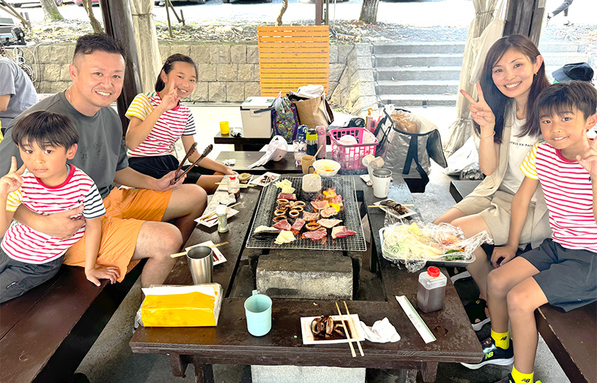 お客様交流イベント栗拾い＆BBQ 昨年度の様子